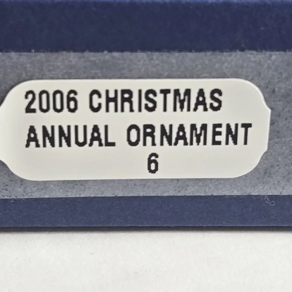 Swarovski 2006 Annual Christmas Ornament Crystal Snowflake Xmas Original Box